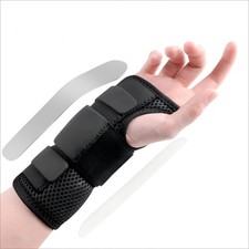 Carpal Tunnel Wrist Brace Night Support with Splints Right Hand, Hand Brace f...