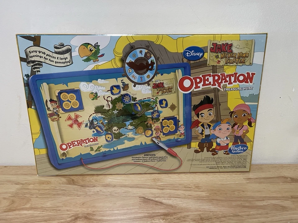 NEW/SEALED Disney Operation Treasure Hunt Jake & Neverland Pirates Board Game - Image 2 of 4