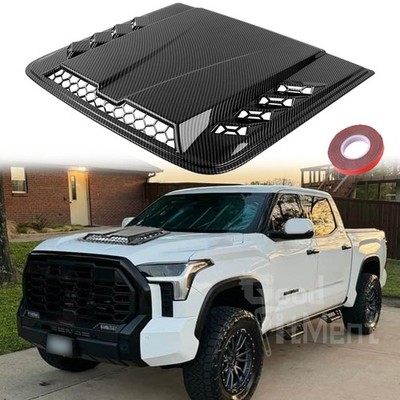 For Toyota Tacoma 2016-2025 Carbon Air Flow Scoop Hood Intake Vent Bonnet Cover