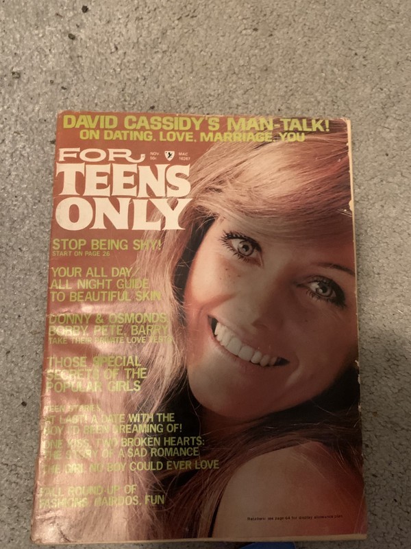 For Teens Only Magazine November 1971