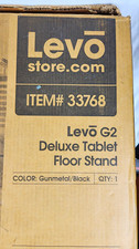 Levo G2 Deluxe Adjustable Tablet Floor Stand Gunmetal/Black MPN 33768
