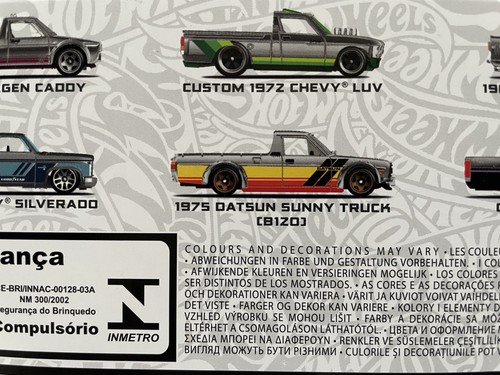 Hot Wheels ZAMAC 6 Pack Set VW Chevy Datsun Austin Mini Nissan 1:64 coche modelo - Imagen 4 de 12