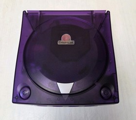 Modded Sega Dreamcast Translucent Purple Console with Wireless Controller *Read*