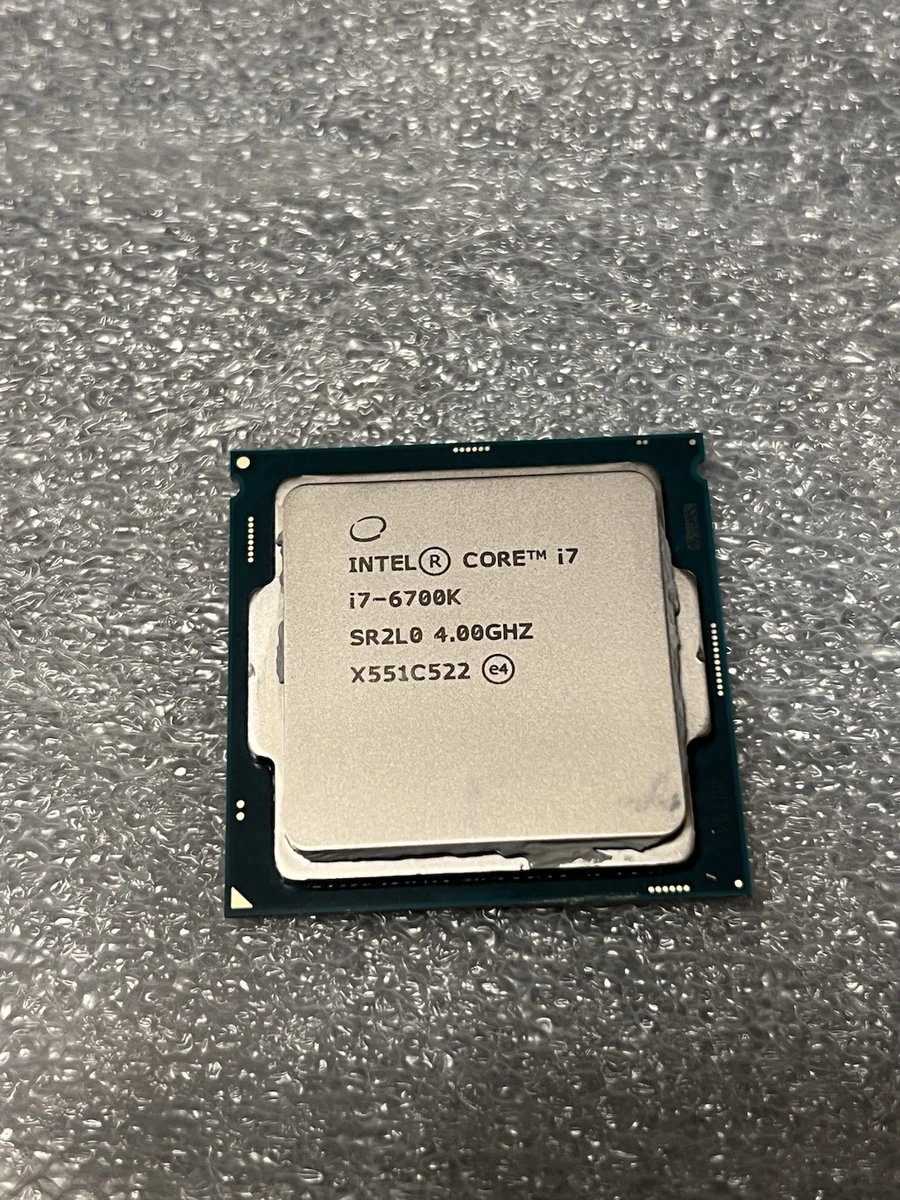 Intel Core i7-6700K Processor Model LGA 1151/H4 Socket Type