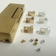 Soporte de pedernal carcasa rosca inversa tornillo de rueda para encendedor Dunhill Rollagas