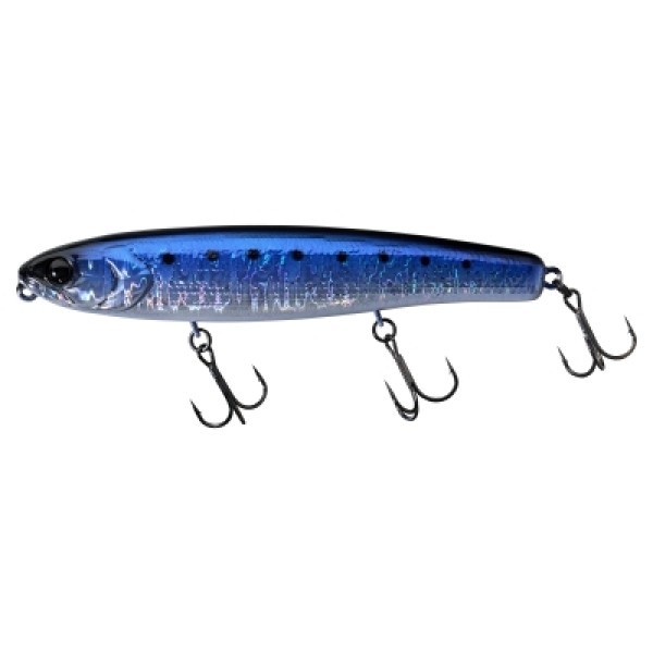Leurre Illex Bonnie 128 Silent Oily Sardine pour la peche de surface du bar