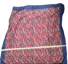 Vintage Sarah Coventry Floral Scarf 30x30 From Italy From 1970s Or 1980s