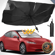 Car Windshield Sun Shade 57x30 Foldable UV Heat Protection Sedan SUV