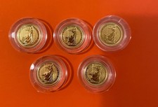 2025 Britannia 1/10 oz Gold Bullion Coin, Royal Mint. Sealed, Protective Capsule