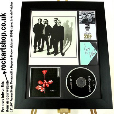 Depeche Mode SIGNED ANDY FLETCHER Violator Publicity Photo Autographed WorldShip