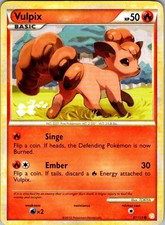 Vulpix 87/123 Common HeartGold & SoulSilver Pokemon Heavily Played on eBay