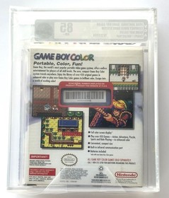 Nintendo Game Boy Color Grape Purple Holostrip Early Production VGA Graded 85