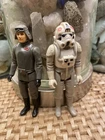 Star Wars General Veers At-At Commander & Driver Vintage Action Figures 1980 At
