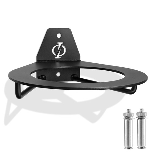 OPEN BOX - Wall Mounted Exercise Ball Holder, Fitness Ball Storage Shelf