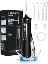 Cordless Water Flosser with 4 Modes - Portable & Rechargeable Water Flossers
