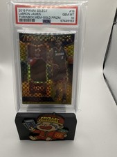 LeBron James 2016 Gold Prizm Select Throwback Memorabilia Patch