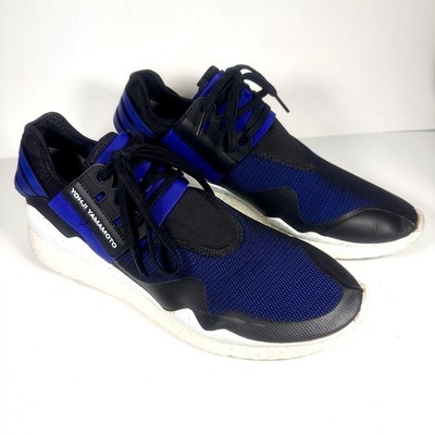 adidas Y-3 Yohji Yamamoto Retro Boost Electric Blue Black Size 9.5 Sneakers Y3