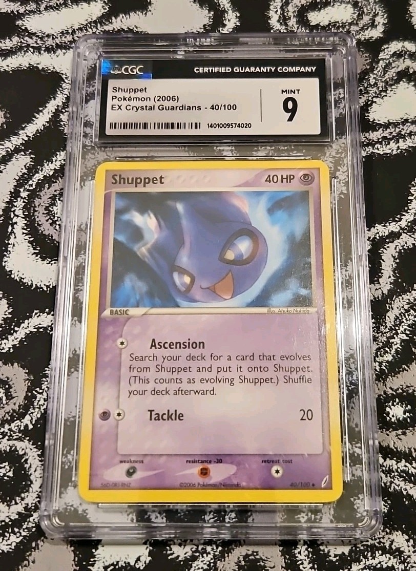 2006 Pokemon Shuppet EX Crystal Guardians 40/100 CGC 9