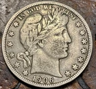 1906-S Barber Half Dollar 90% Silver USA 🇺🇸 Historic Silver Coin 🪙