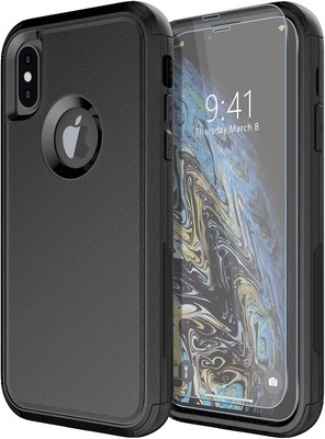 Diverbox for iPhone X Case/iPhone Xs Case [Shockproof] iphone X / XS, Black 