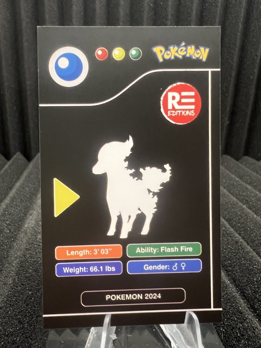 Ponyta #77 - Pokedex Black Kanto 2024 - Pokemon Card NM | eBay