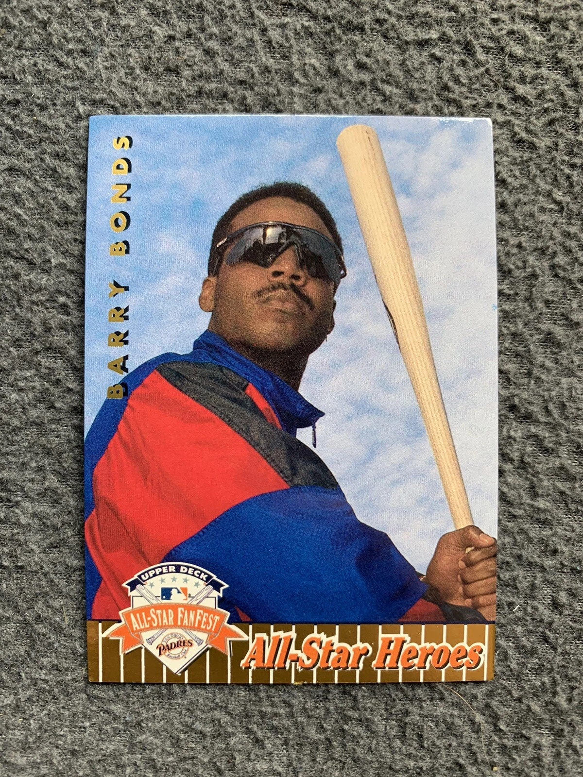 1992 Upper Deck All Star FanFest GOLD FOIL Barry Bonds #14 Set Break MINT RARE!
