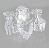 Weihnachten Licht Teelichtleuchter Eis kristall Stern