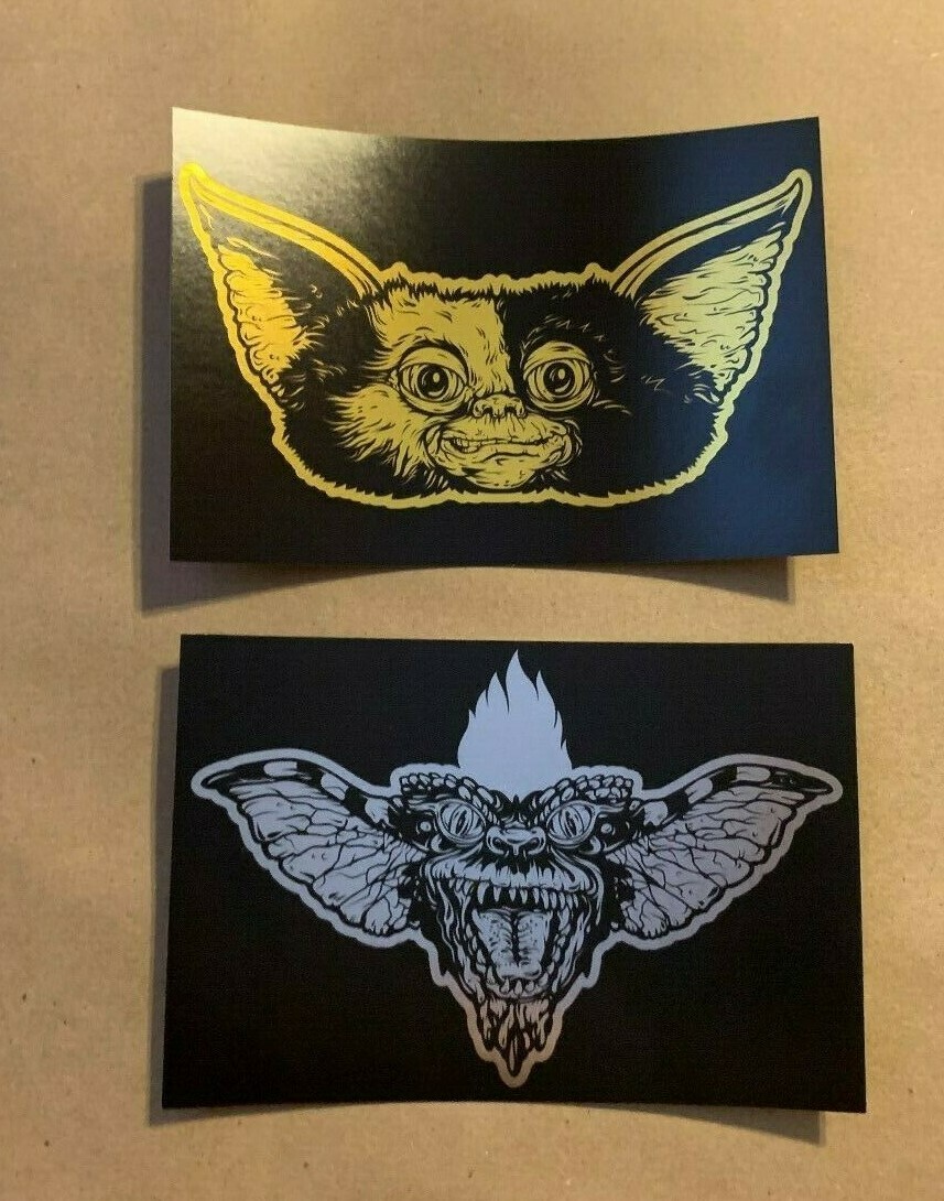 Gremlins Mini Print / Handbill Gizmo Mogai and Stripe Gremlin