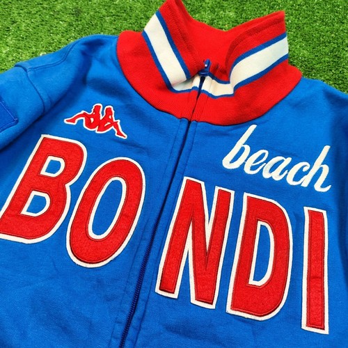 Vintage kappa Full Zip Sweater womens Large Blue Australia Bondi Beach 90s retro - Picture 4 of 14