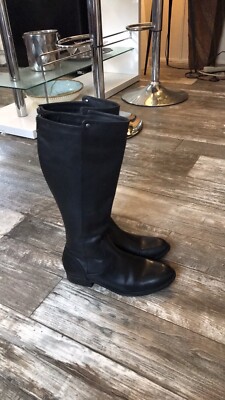 Frye Melissa Stud Back Zipper 7.5M NWOB black