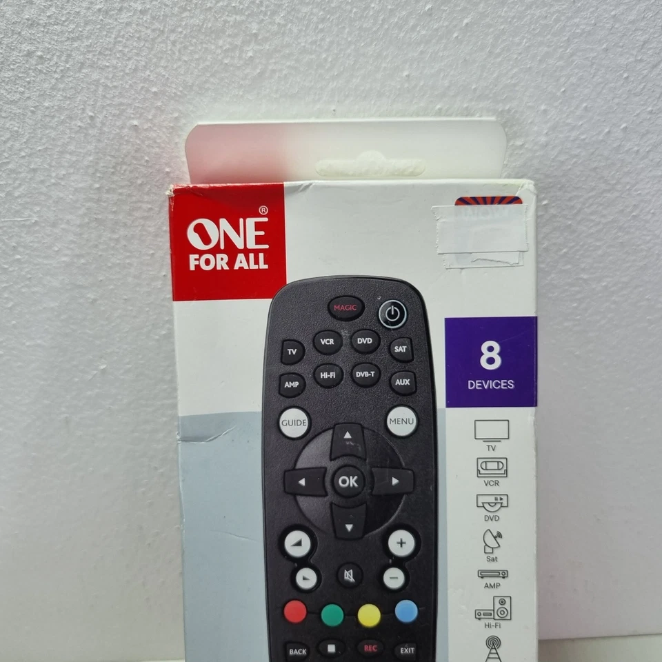 One For All Universal Remote Control Black -  8 Devices + FREE POST - Image 3 of 4