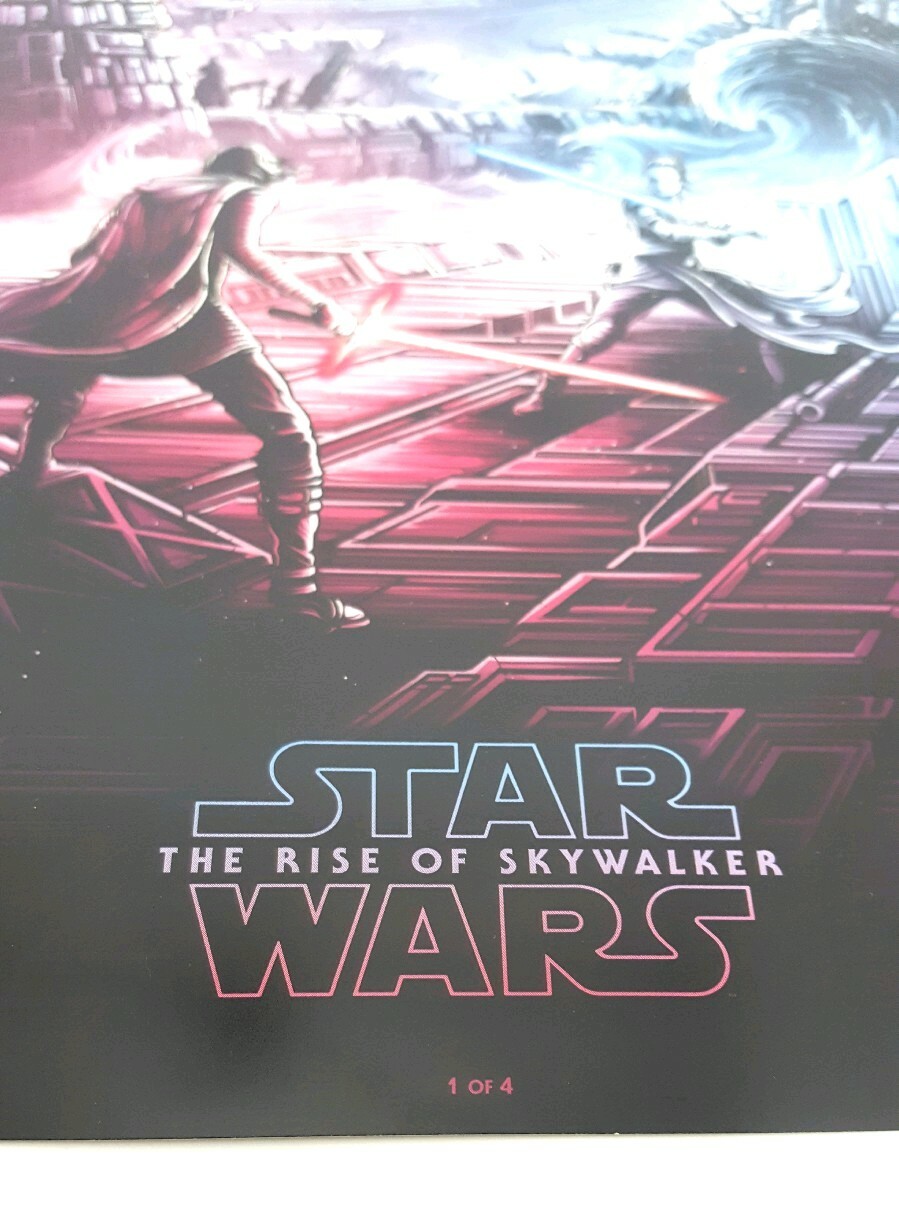 Star Wars The Rise of Skywalker Movie Poster 9.5x13 AMC IMAX Exclusive