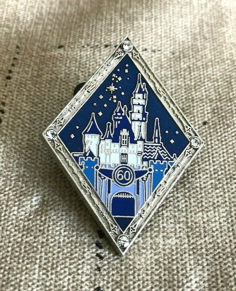 Disney Cast Exclusive 60th Anniversary Diamond Castle Commemorative Pin 2015 