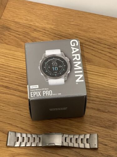 Garmin Epix PRO Sapphire 51mm GPS Watch (white titanium)