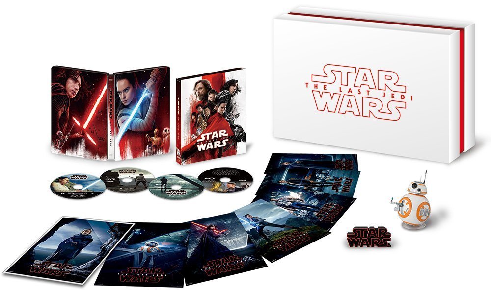 STAR WARS THE LAST JEDI 4K UHD MovieNEX Premium BOX 3D Blu-ray w