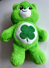 Care Bears Good Luck Bear 13"L x 10”W Plush 2020 by Basic Fun Good Used Cond
