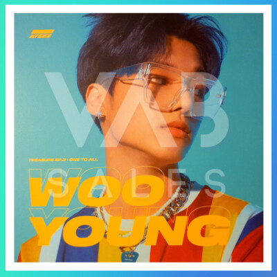ATEEZ Treasure Ep.3 One to All Illusion Postcard Wooyoung