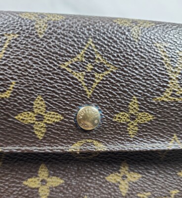 Louis Vuitton Malletier 長財布 Vintage 80's LOUIS VUITTON Malletier Intl Monogram Canvas Leather