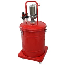 TECHTONGDA 10Gal/40LHigh Pressure Air Pneumatic Compressed Grease Pump Dispenser