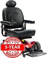 Pride Mobility Jazzy Elite ES Group 2 Power Chair, Red