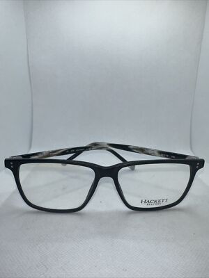Hackett Bespoke Heb181 56/15 145 Black Unisex Adult Eyeglass Frames 8
