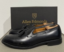 Allen Edmonds Grayson Black Tassel Loafer Leather Dress Shoes Sz 11 3A