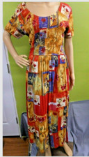 Women's Coldwater Creek Vintage Dress Size 8 Full Length