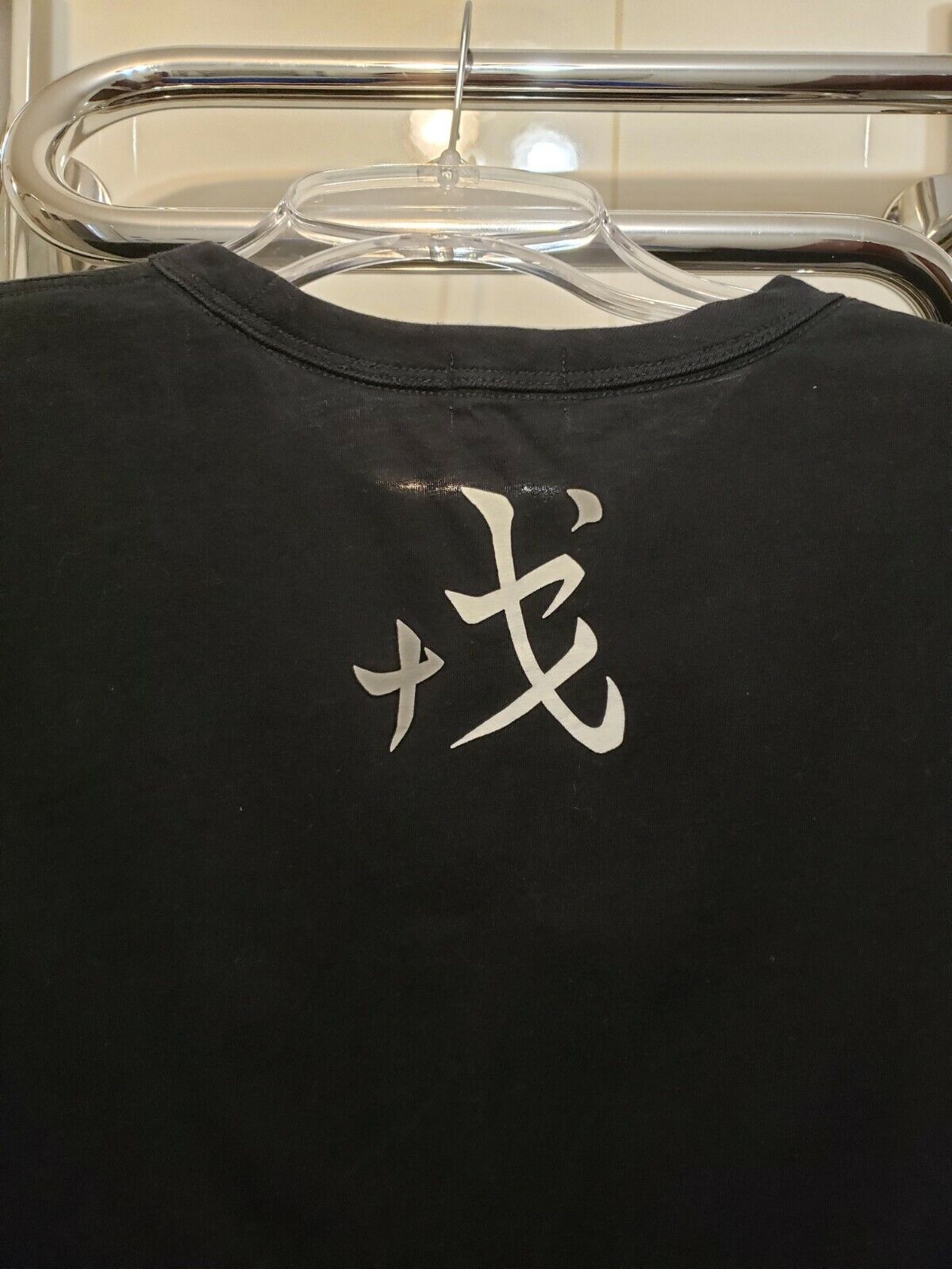 Evisu Heritage custom made Japan Vintage Black T-shirt, Size M