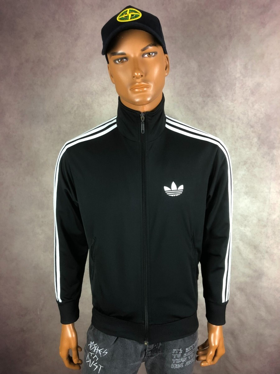 y2k adidas trackjacket トレフォイル ロゴ ベージュ L adidas Originals Men's Graphics Y2K Track Top, Black/Orange