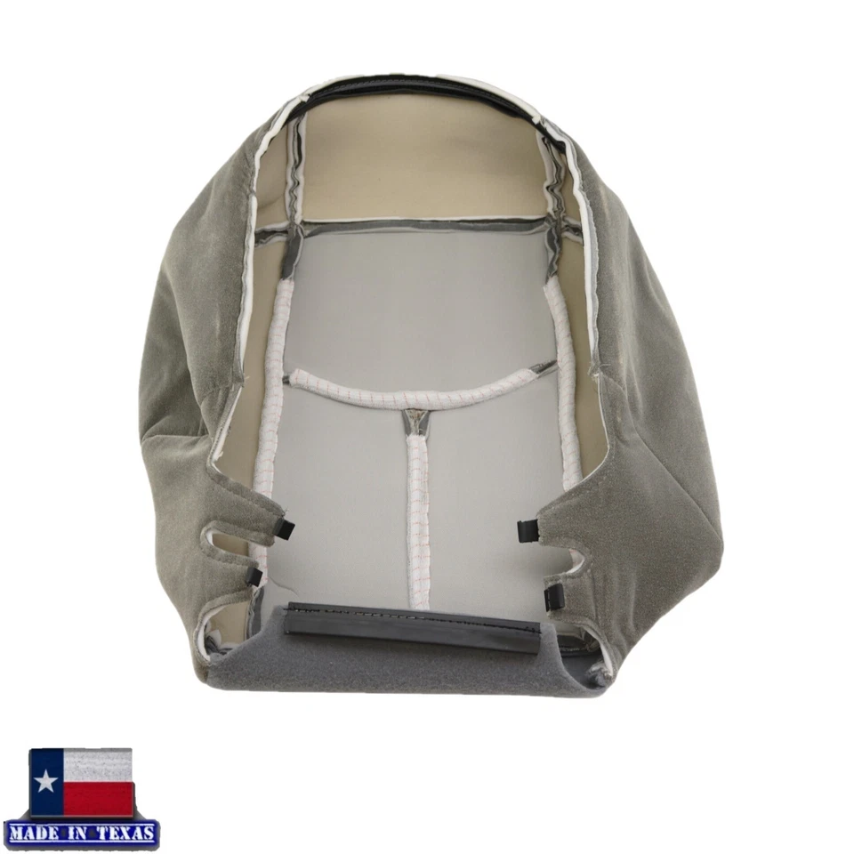 Cubierta de asiento de tela gris inferior del lado del conductor para Chevy Suburban 2003 2004 2005 2006 Foto 4 de 4