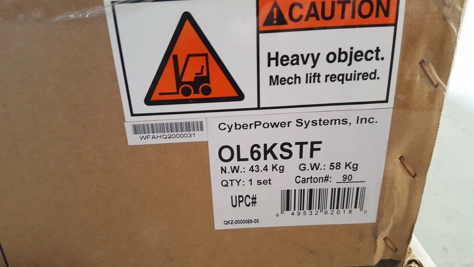 CYBERPOWER SYSTEMS USA OL6KSTF 6KVA/6KW TRANSFORMADOR REDUCTOR Foto 2 de 4