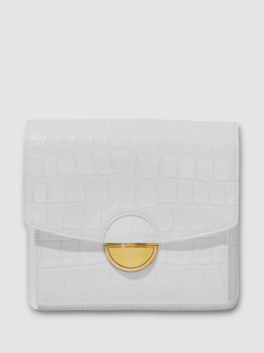 【SPERONE】Dia Mini Crocker Bag $1895 Proenza Schouler Women's White Dia Day Crocodile
