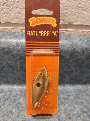 Bomber Ratl RRR A Rattletrap 1/4oz Made In 1980s 2R Rattle RRR A RARE Vintage!  