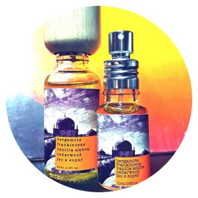 BERGAMOTE olibanum vanilla ambra cedarwood iso e super EDP 10ml